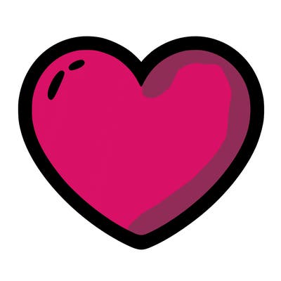 a blank heart