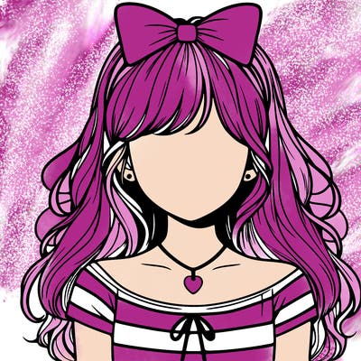 realistic girl no face