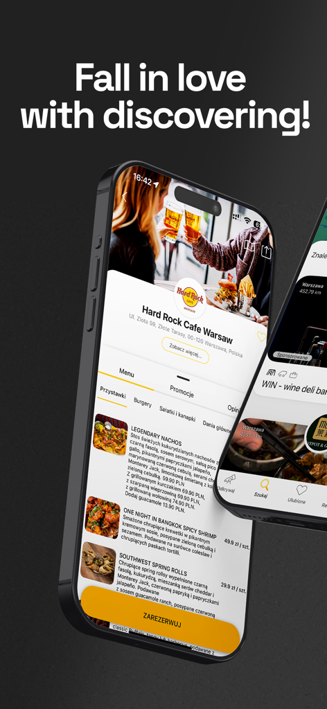 Zjedz.my: Restaurant bookings - Zjedz.my mobile app interface showing restaurant discovery and menu booking details
