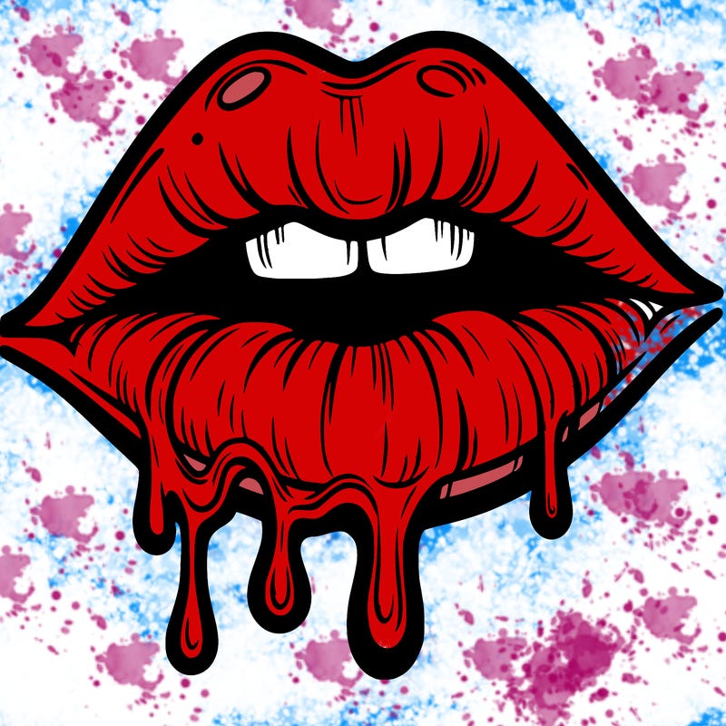 lips that look realistic and drip