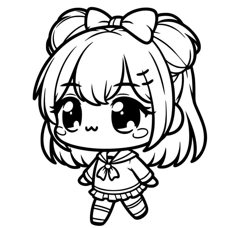 cute chibi girl