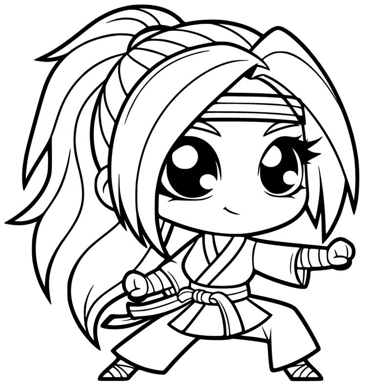 a ninja girl