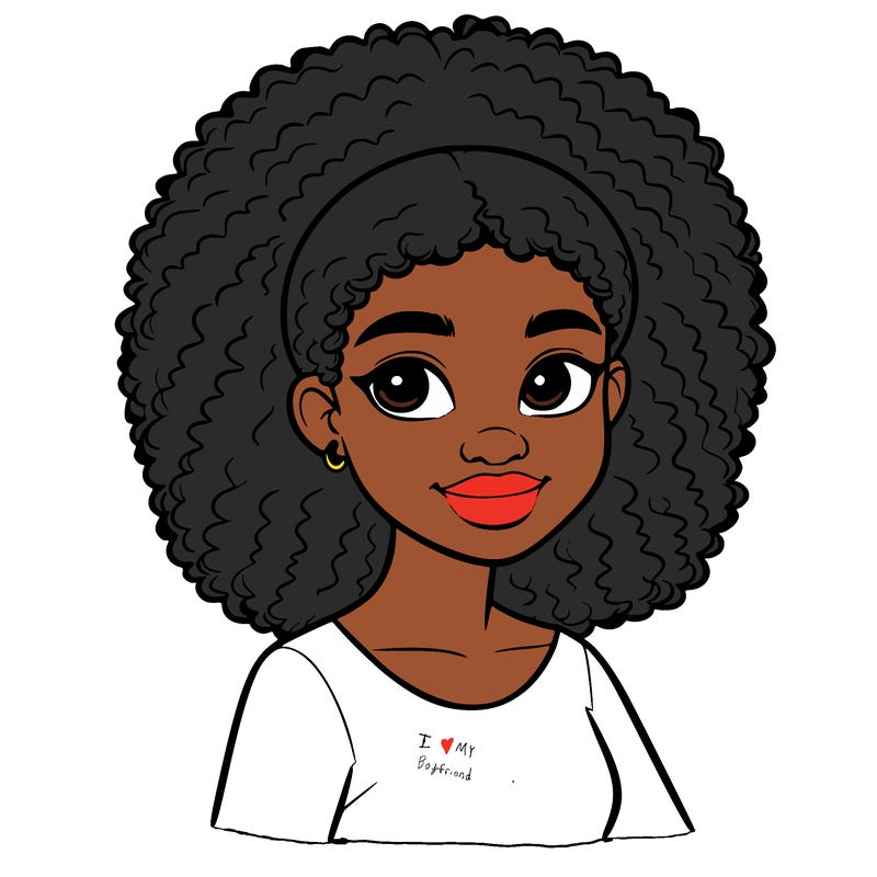 realistic black girl