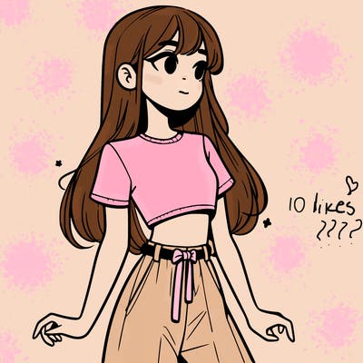 girl in a cute crop top