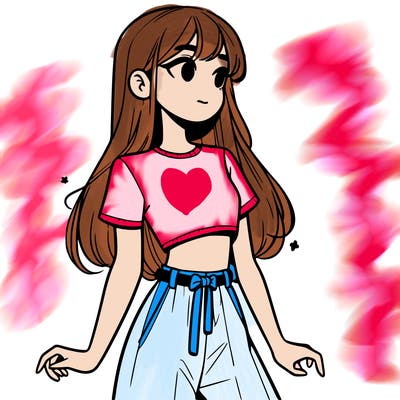 girl in a cute crop top