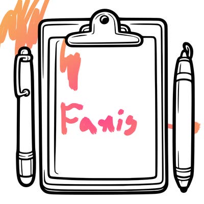 blank clip board with pen