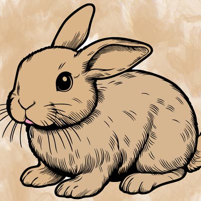 realistic bunny