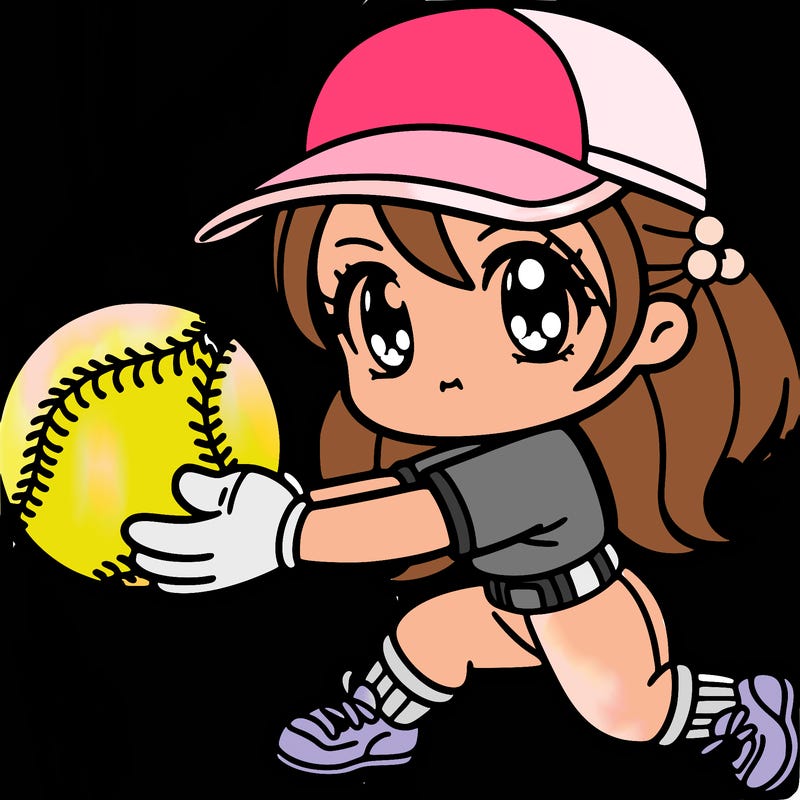 soft ball player