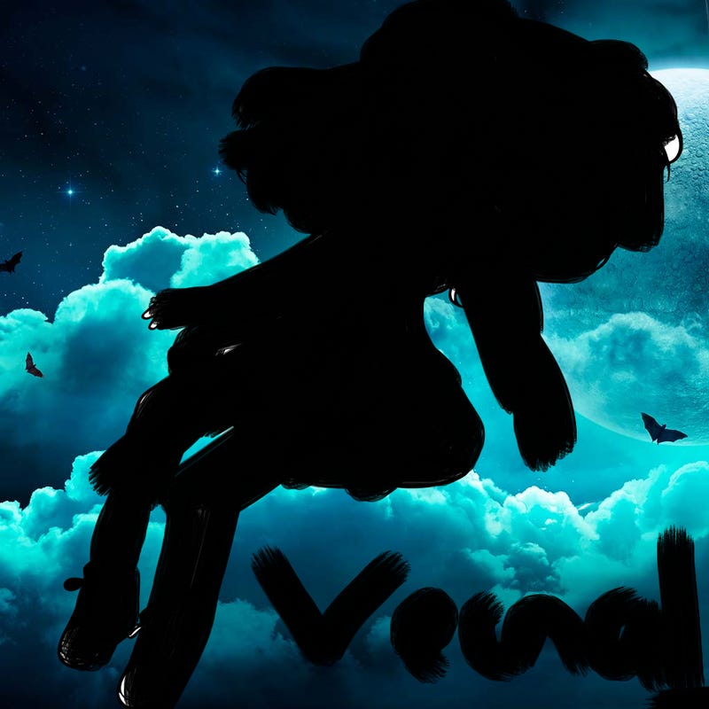 realistic girl floating