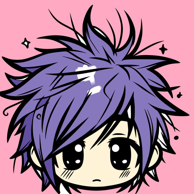 messy hair sharp eyes