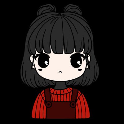 girl with bangs