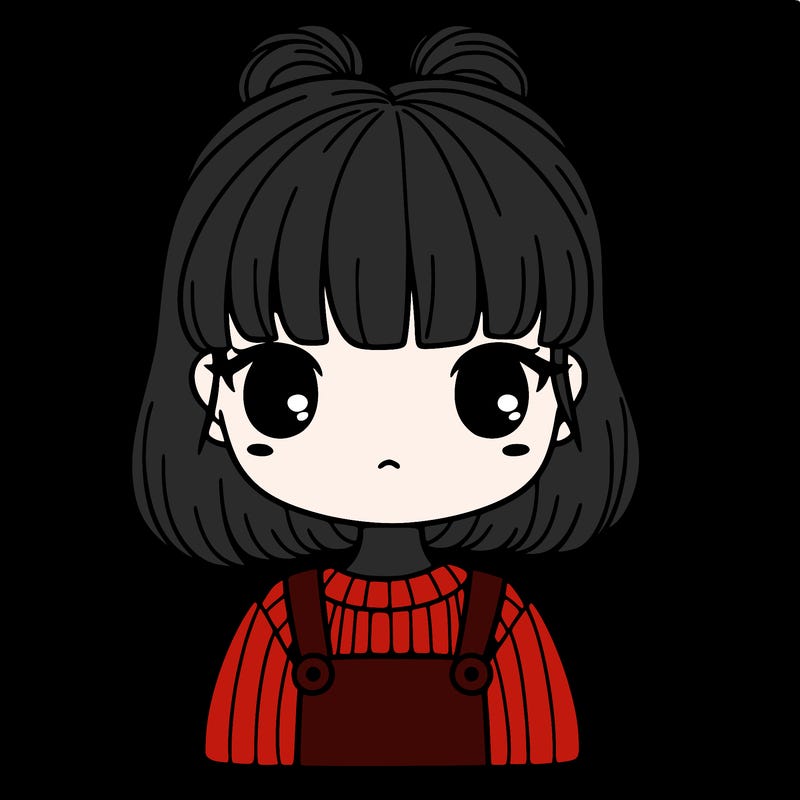 girl with bangs
