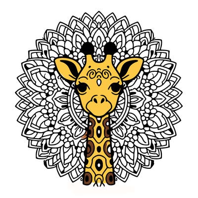 ziraffe mandala