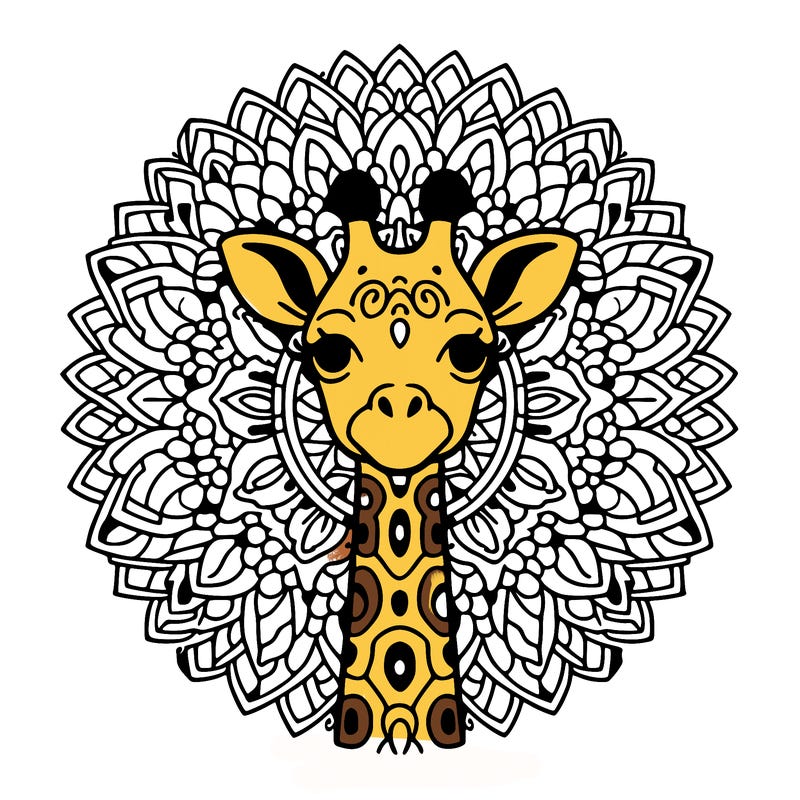 ziraffe mandala