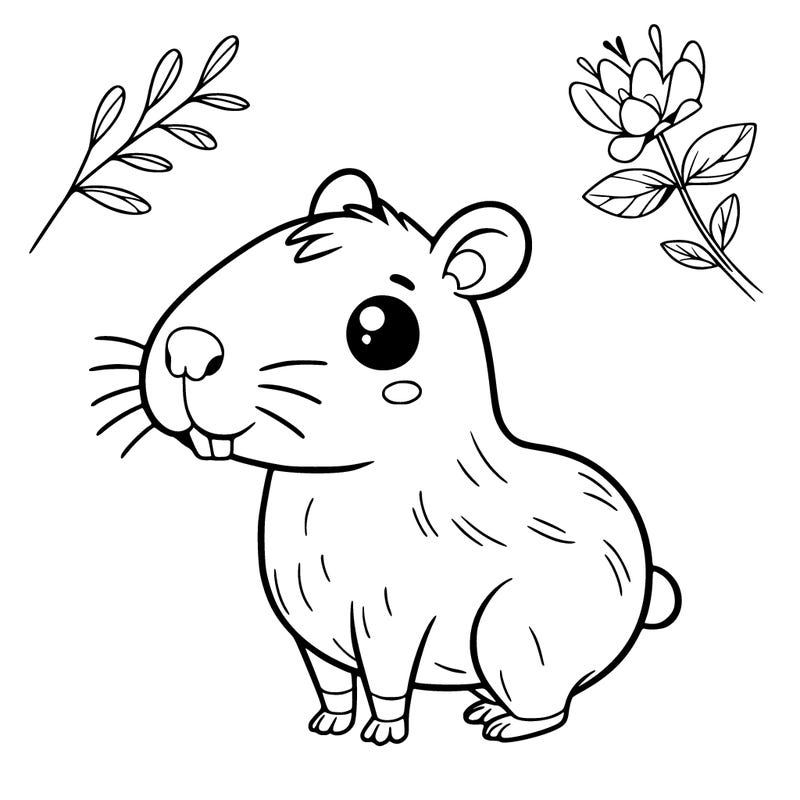 cute capybara