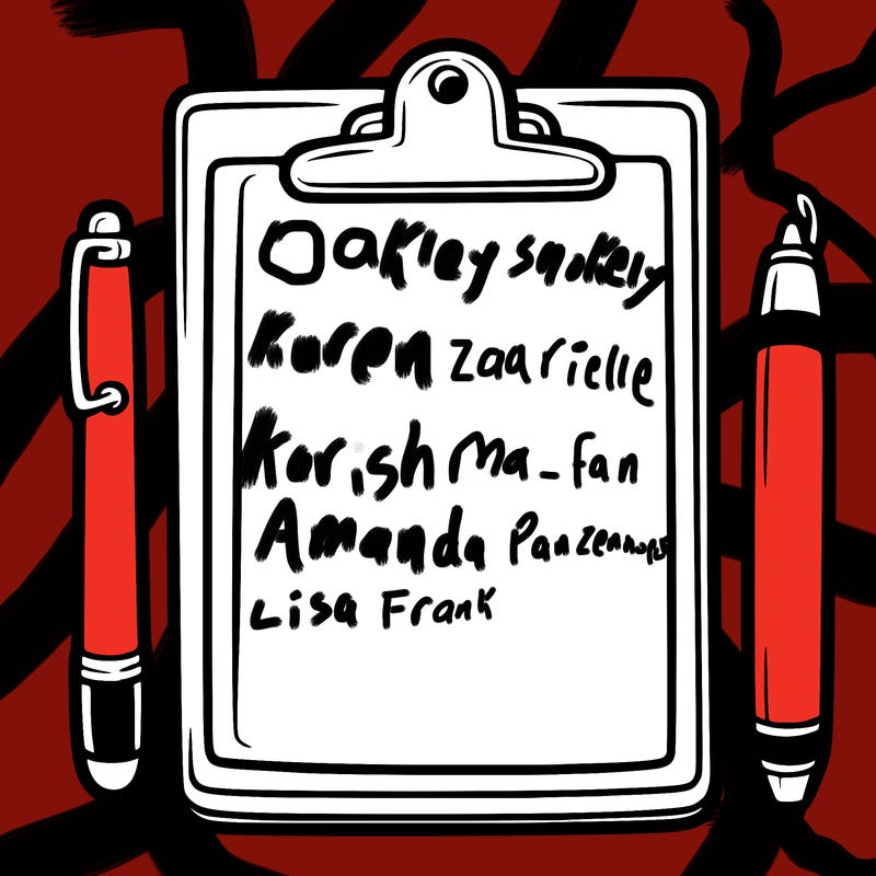 blank clip board with pen