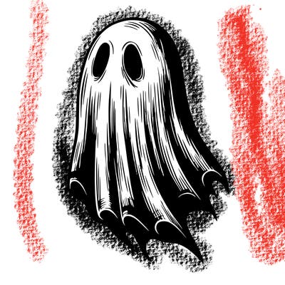 realistic creepy ghost