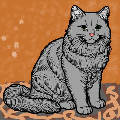 realistic cat