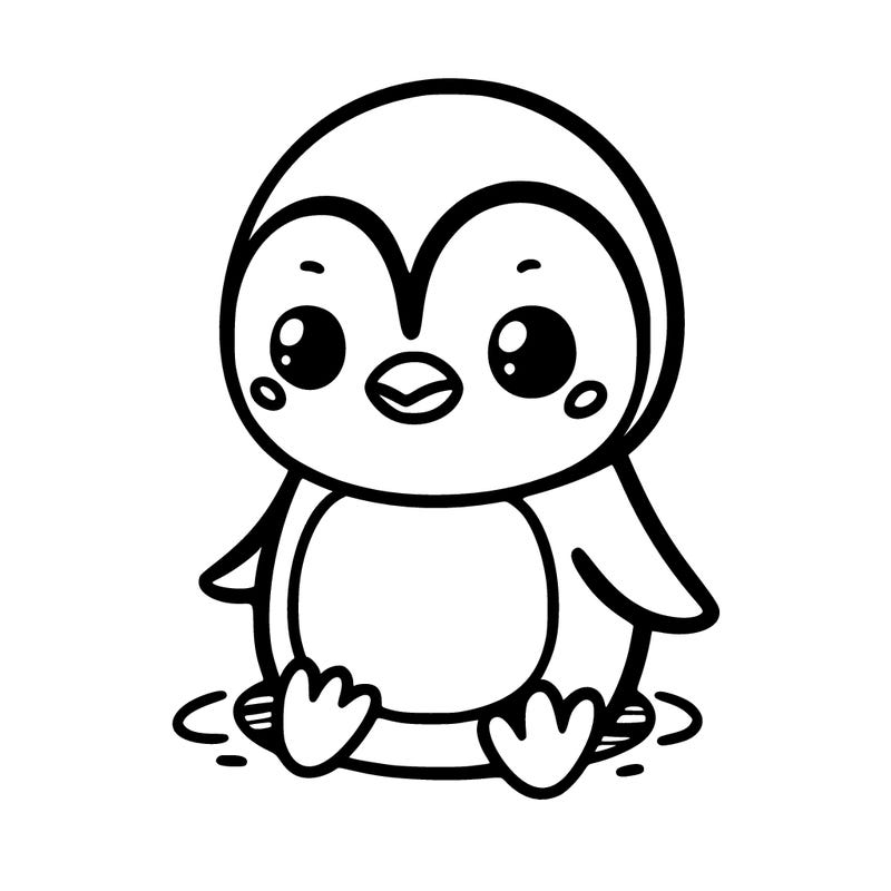 cute penguin