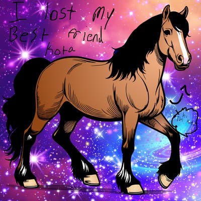 realistic horse