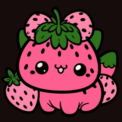 strawberry cat