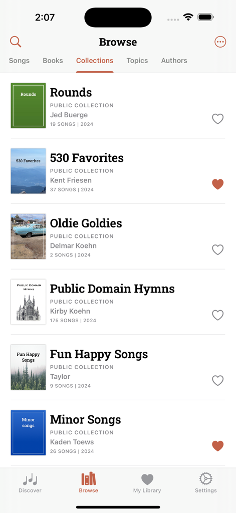 Stanza Music - Browse public collections of shaped note gospel music in the Stanza Music app