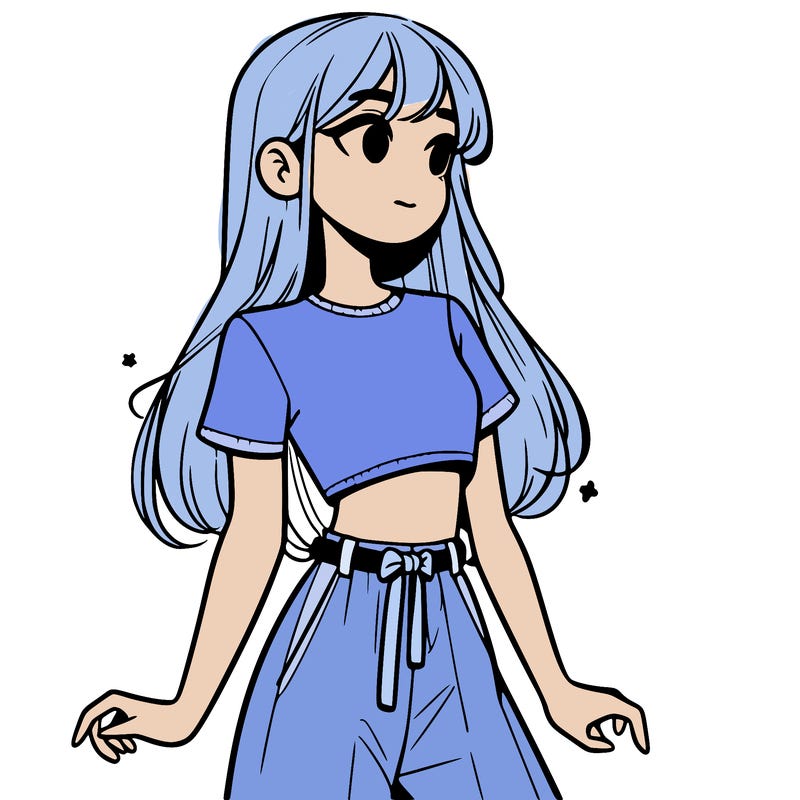 girl in a cute crop top