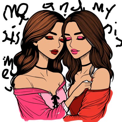 realistic girls in love