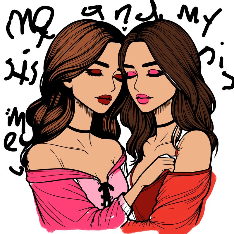 realistic girls in love