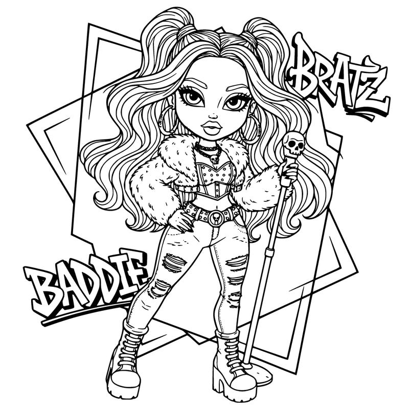 baddie barbie / bratz doll