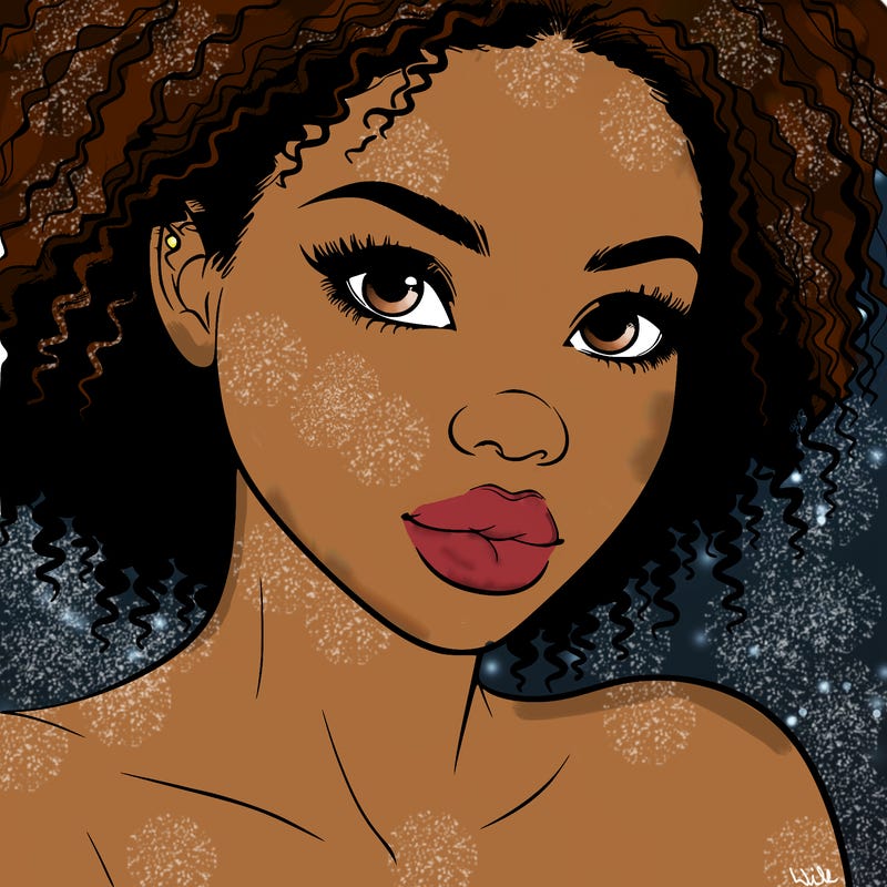 realistic black girl