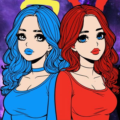 realistic twin sisters