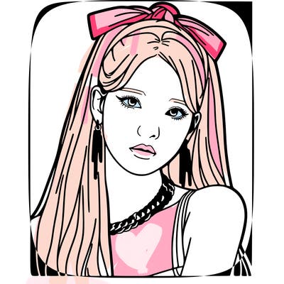 korean girl idol realistic