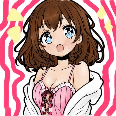 one anime girl