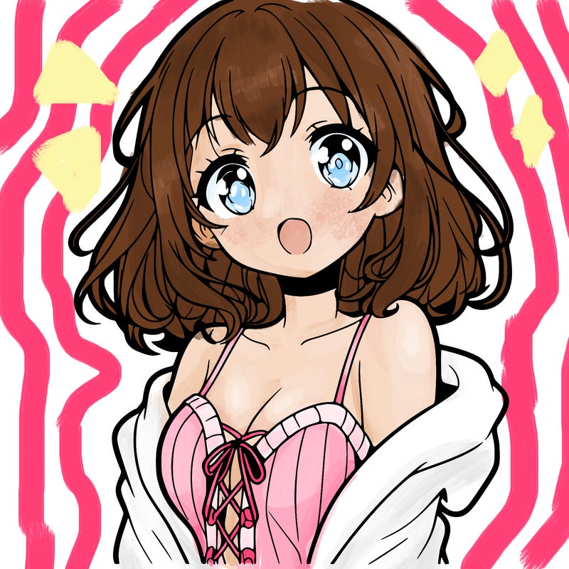 one anime girl