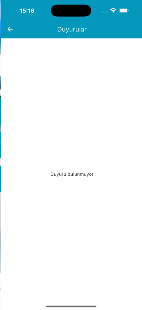 A seção de anúncios do aplicativo Datalab exibindo um estado vazio.