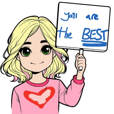 realistic girl holding up a sign