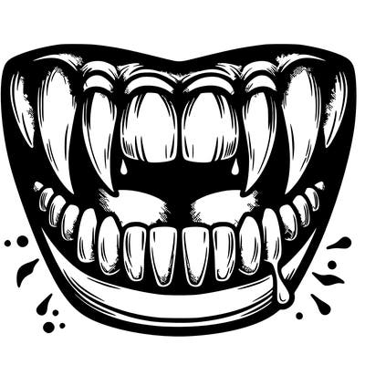 vampire teeth
