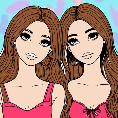 two realistic girls
