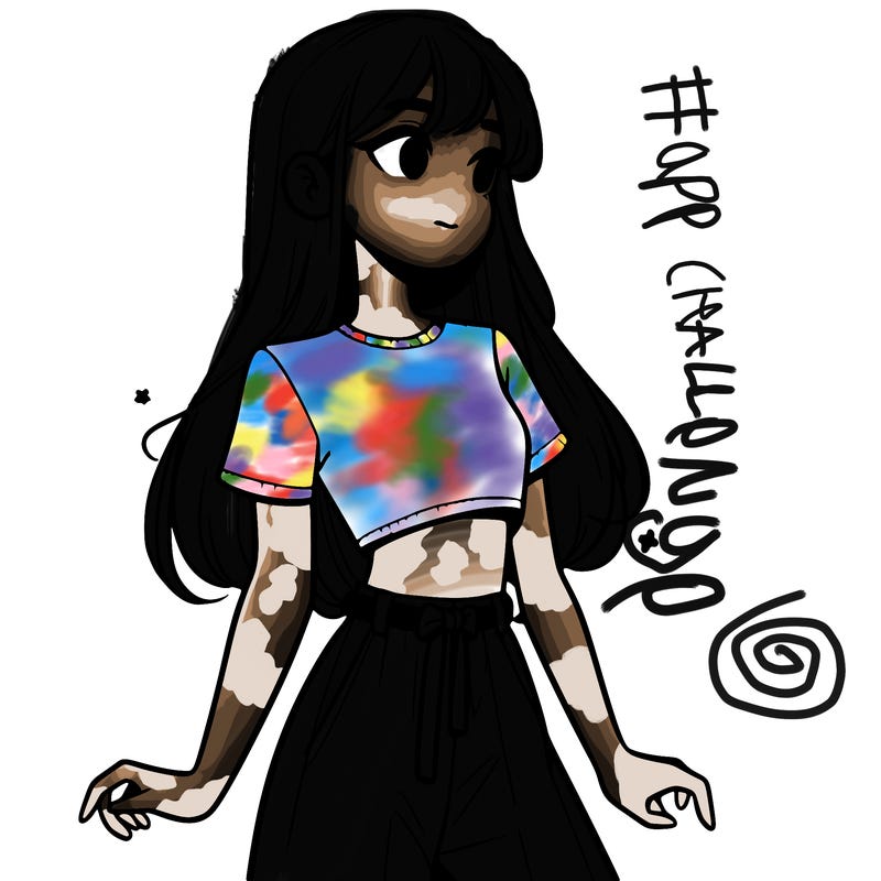 girl in a cute crop top