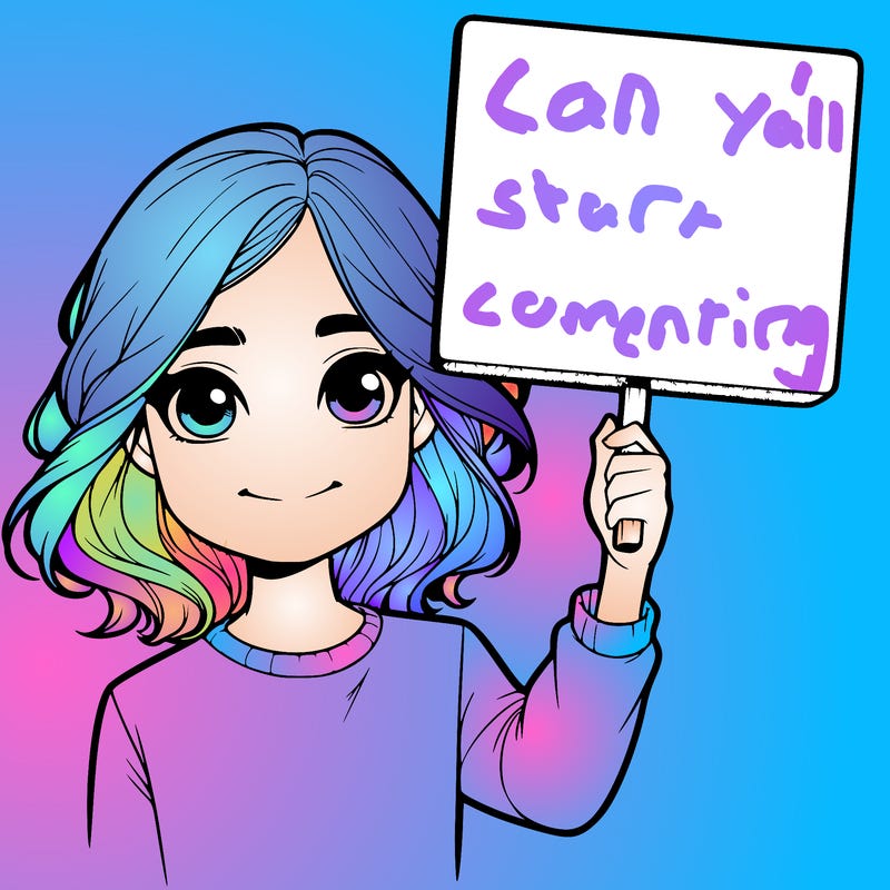 realistic girl holding up a sign