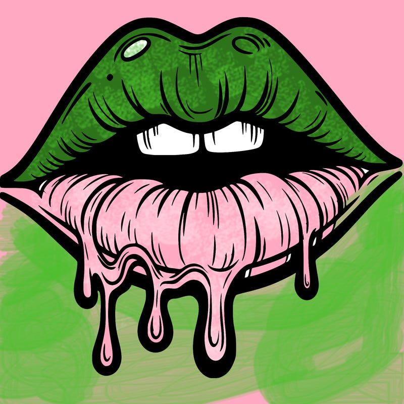 lips that look realistic and drip