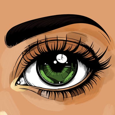 realistic eye