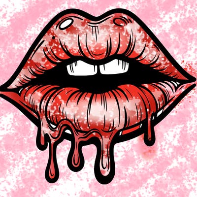 lips that look realistic and drip