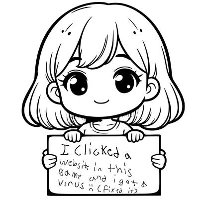 girl holding blank sign