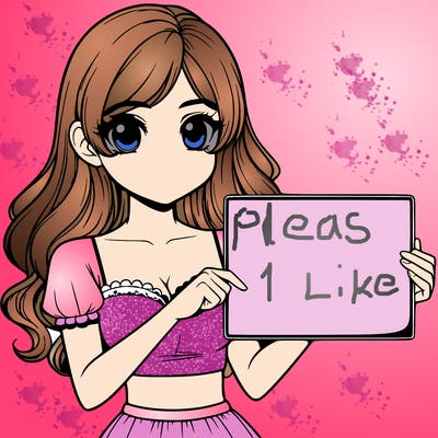 realistic pretty girl holding blank sign