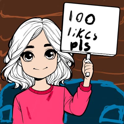 realistic girl holding up a sign