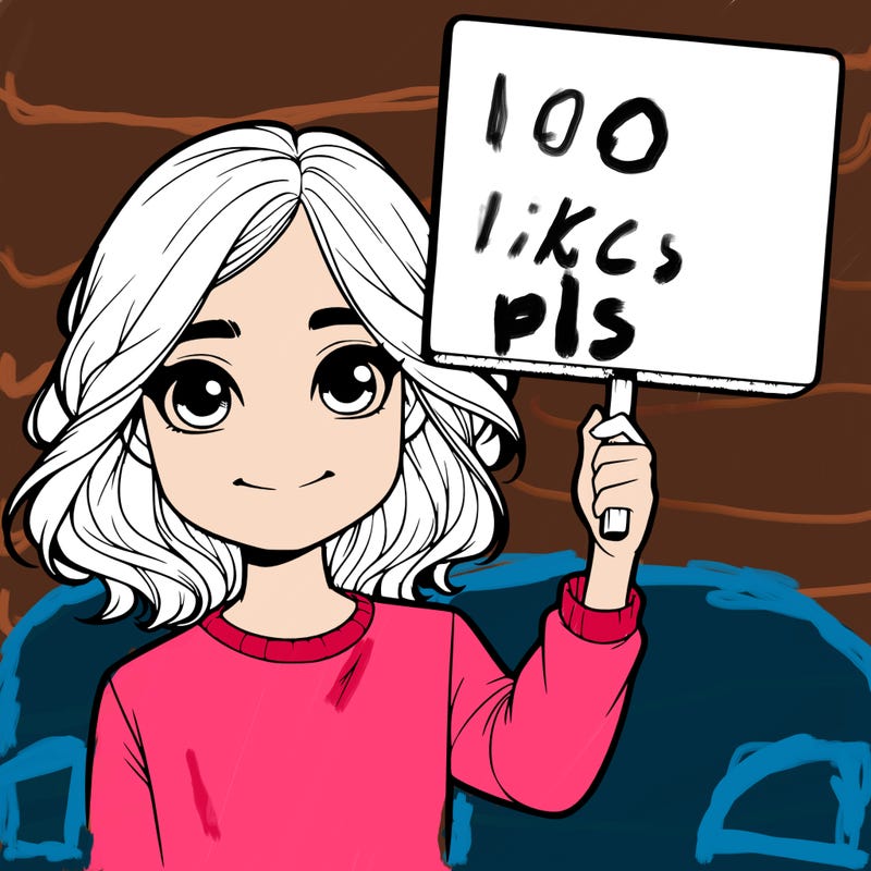 realistic girl holding up a sign