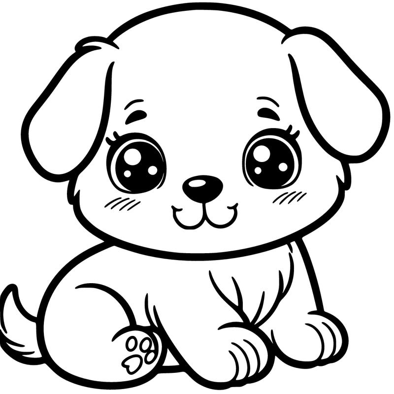 a cute puppy