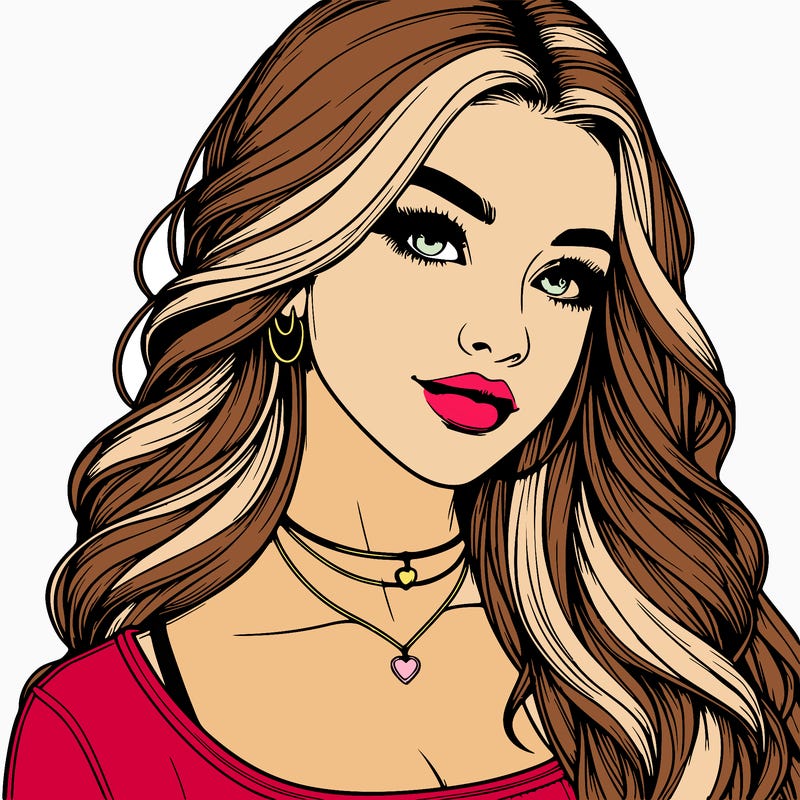 detailed realistic girl